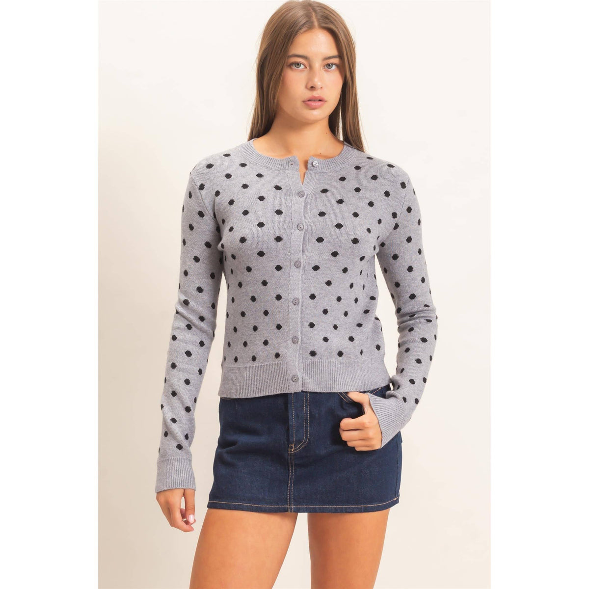 Polka Dot Cardigan