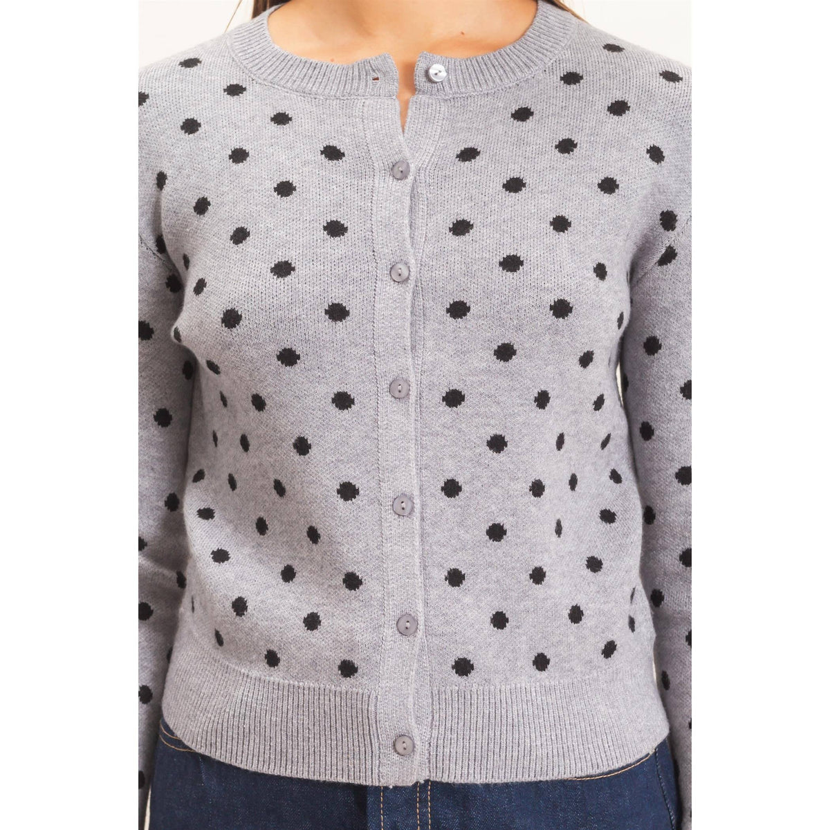 Polka Dot Cardigan