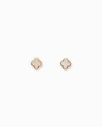 Mother of Pearl Clover Earring Set of 3