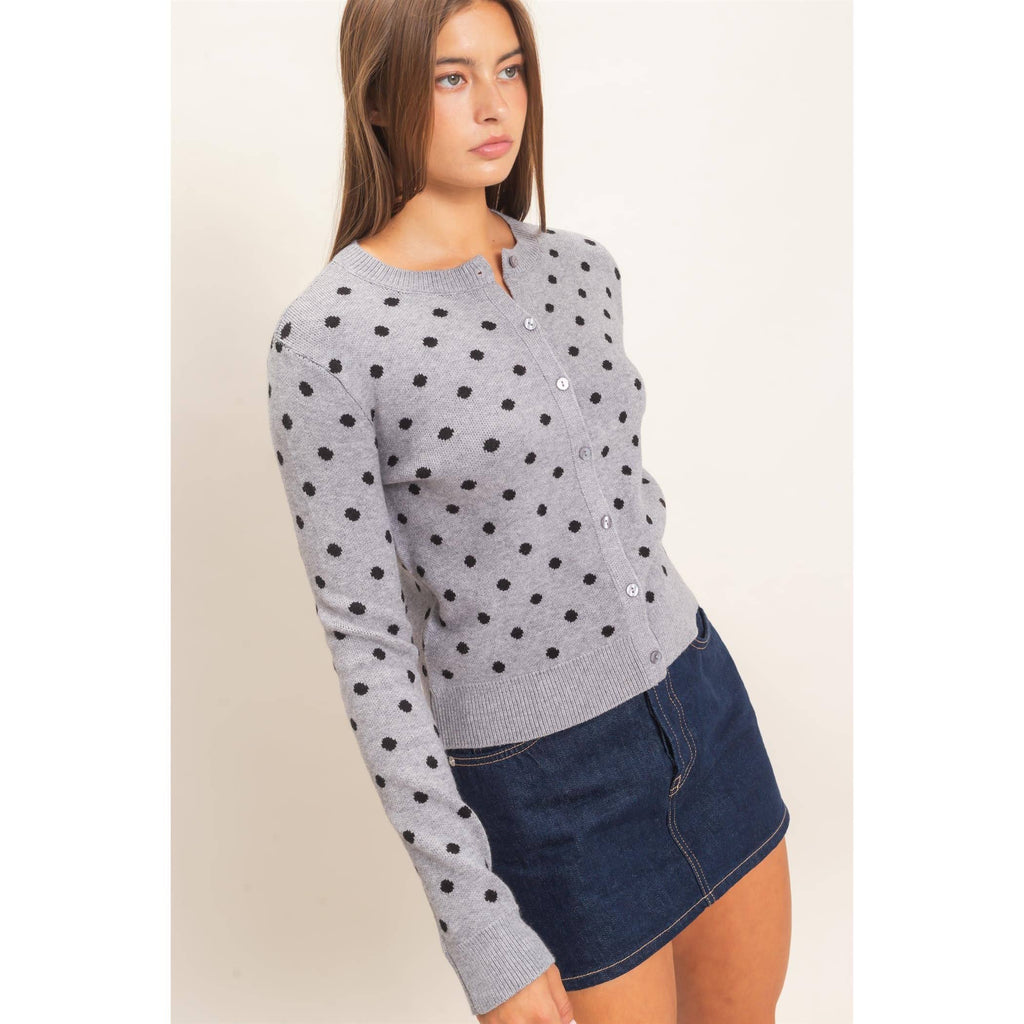Polka Dot Cardigan