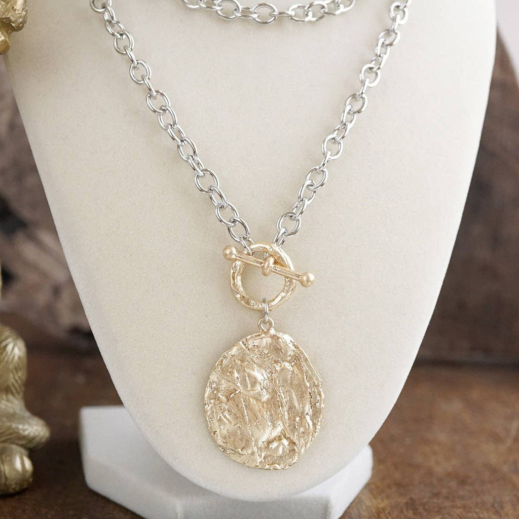Layered Coin Necklace - Found Treasure