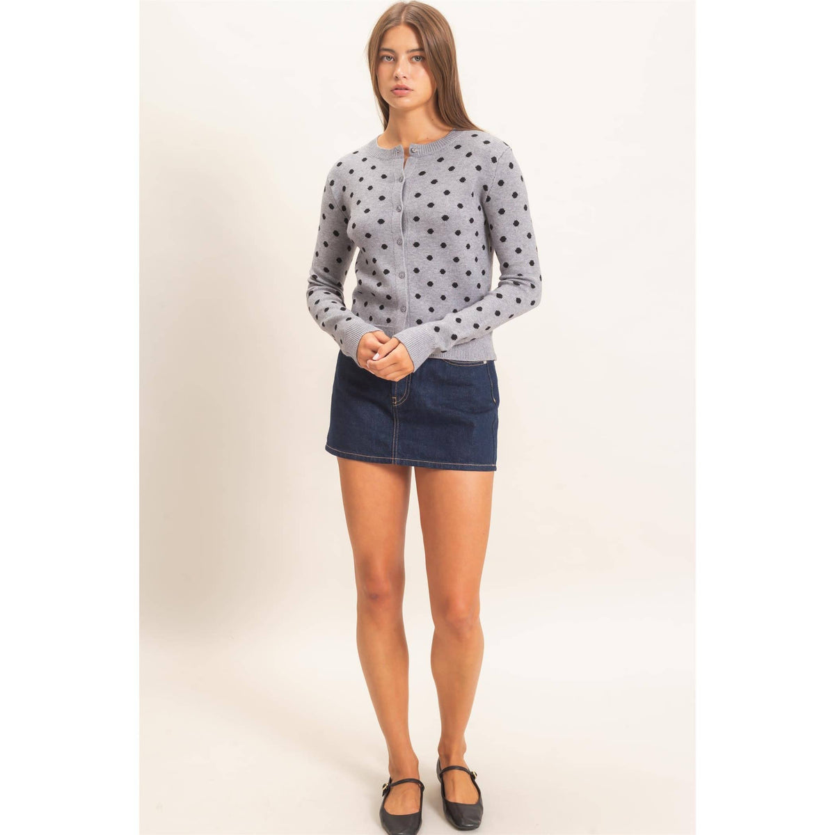 Polka Dot Cardigan