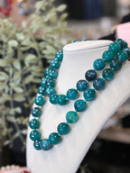 Colorful Resin Round Bead Rope Necklace