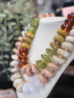 Chunky Colorful Patchwork Beaded Necklace