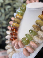 Chunky Colorful Patchwork Beaded Necklace