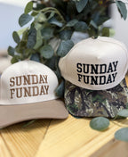 Sunday Funday Two Tone Canvas Cotton Cap