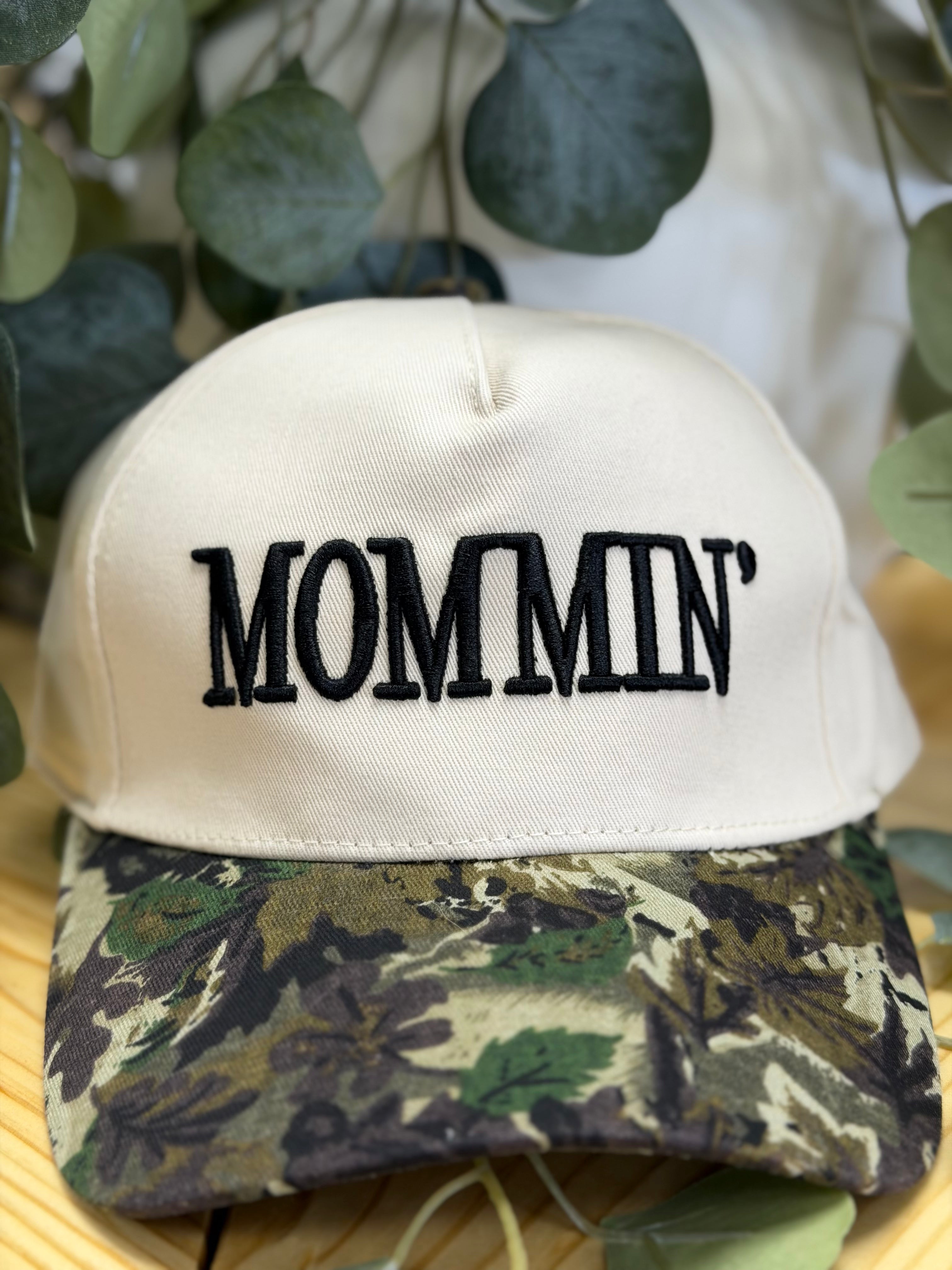 Mommin' Two Tone Canvas Cotton Cap