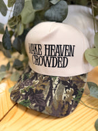 Make Heaven Crowded Two-tone Canvas Cotton Cap
