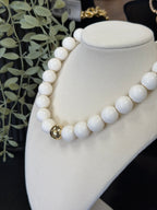 Colorful Beaded Gold Center Necklace