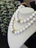 Colorful Beaded Gold Center Necklace