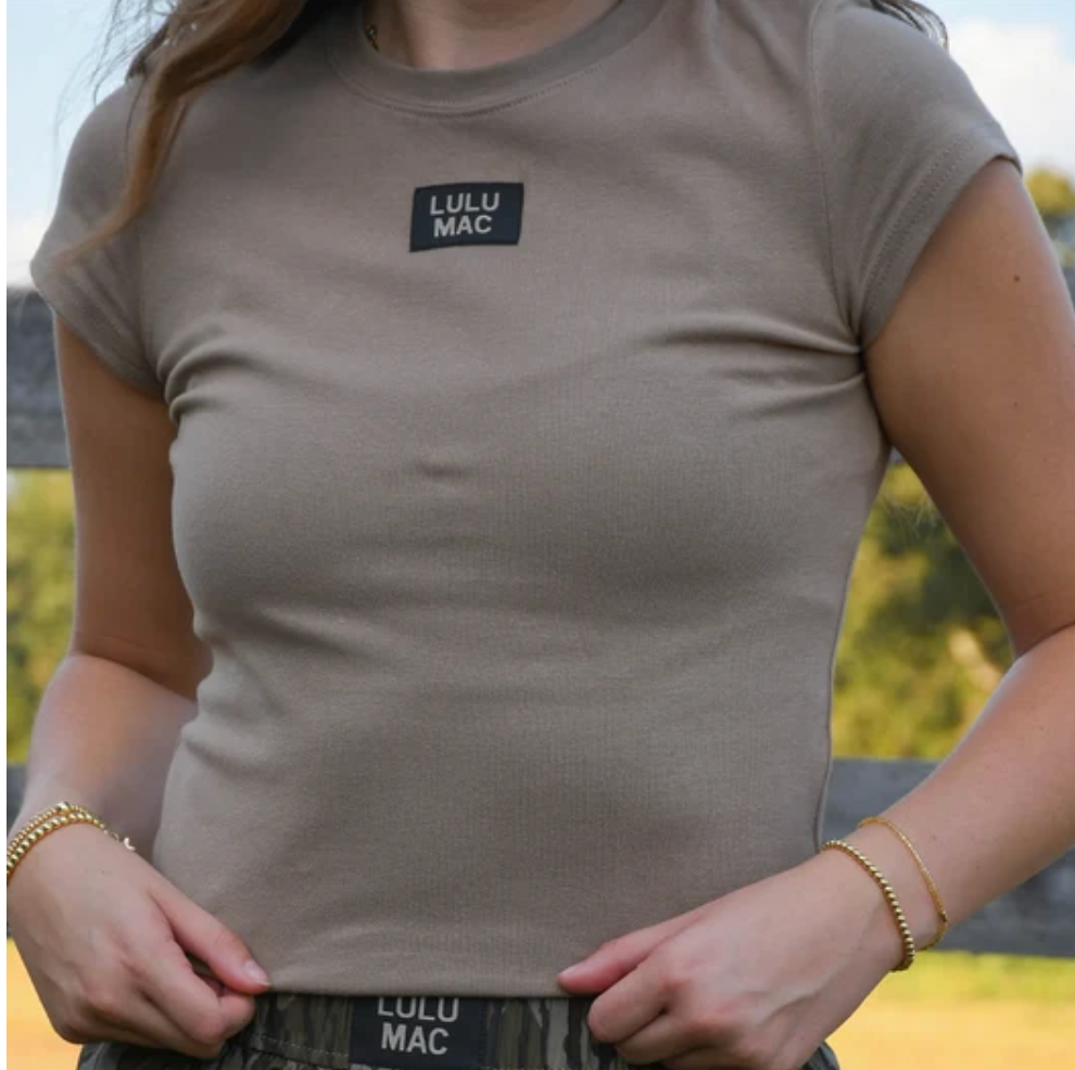Dk Taupe Baby Doll Top