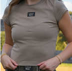 Dk Taupe Baby Doll Top