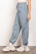 Woven Parachute Activewear Jogger Pants
