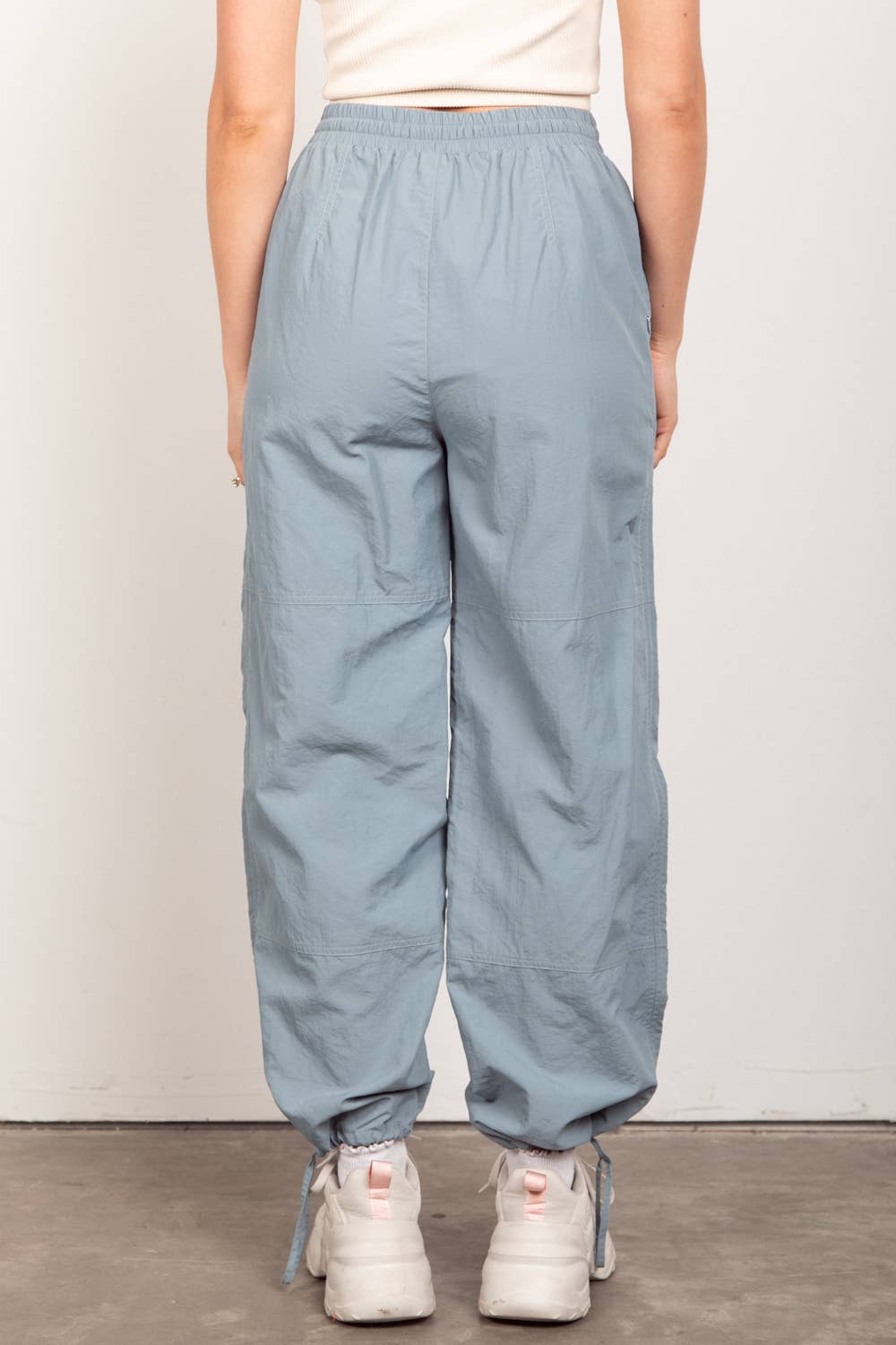 Woven Parachute Activewear Jogger Pants